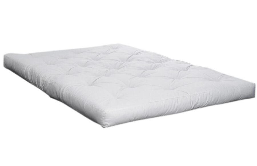 Tvrdá bílá futonová matrace Karup Design Basic 160 x 200 cm