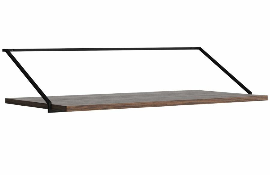 Audo CPH Ořechově hnědý dubový závěsný pracovní stůl AUDO RAIL 92 x 45 cm