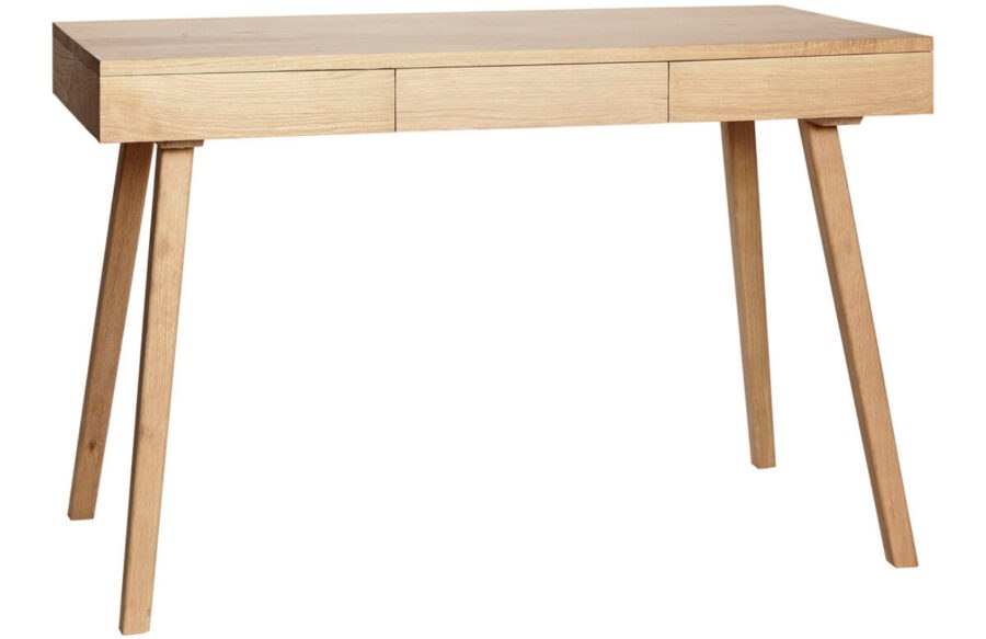 Dubový pracovní stůl Hübsch Argo 120x57 cm