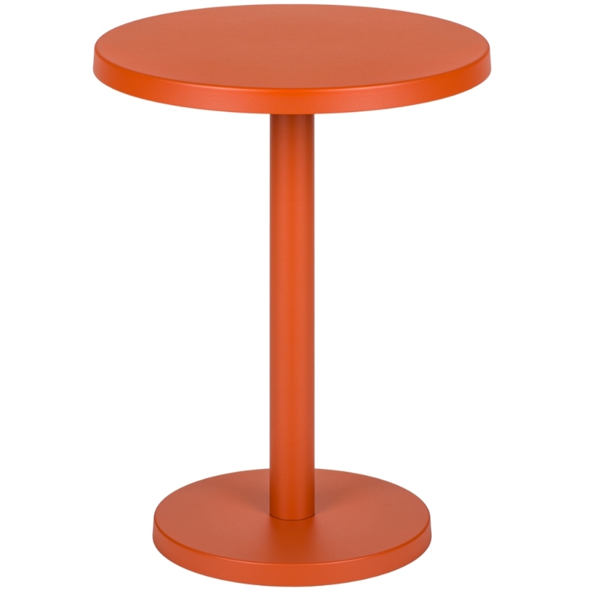 Noo.ma Oranžový kovový odkládací stolek Odo 44 cm