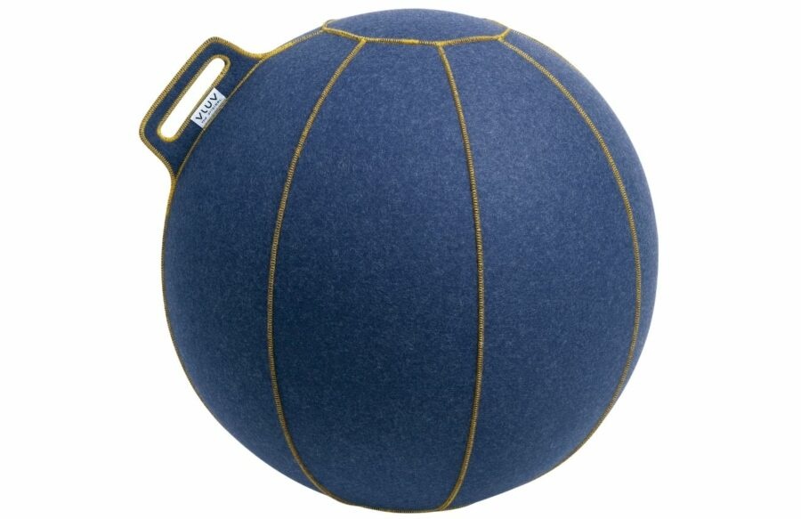 Modrý sedací / gymnastický míč VLUV VELT Ø 75 cm