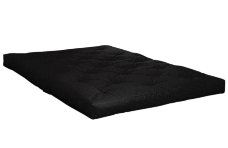 Extra měkká černá futonová matrace Karup Design Double Latex 160 x 200 cm