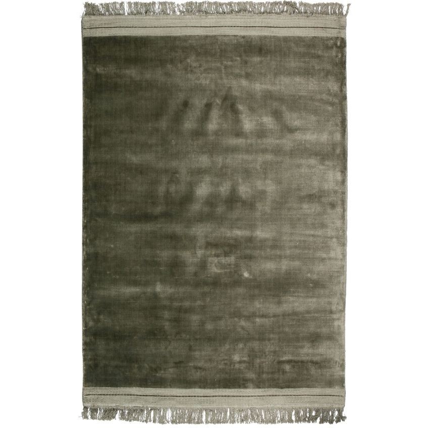 Hoorns Zelený sametový koberec Lord 170 x 240 cm
