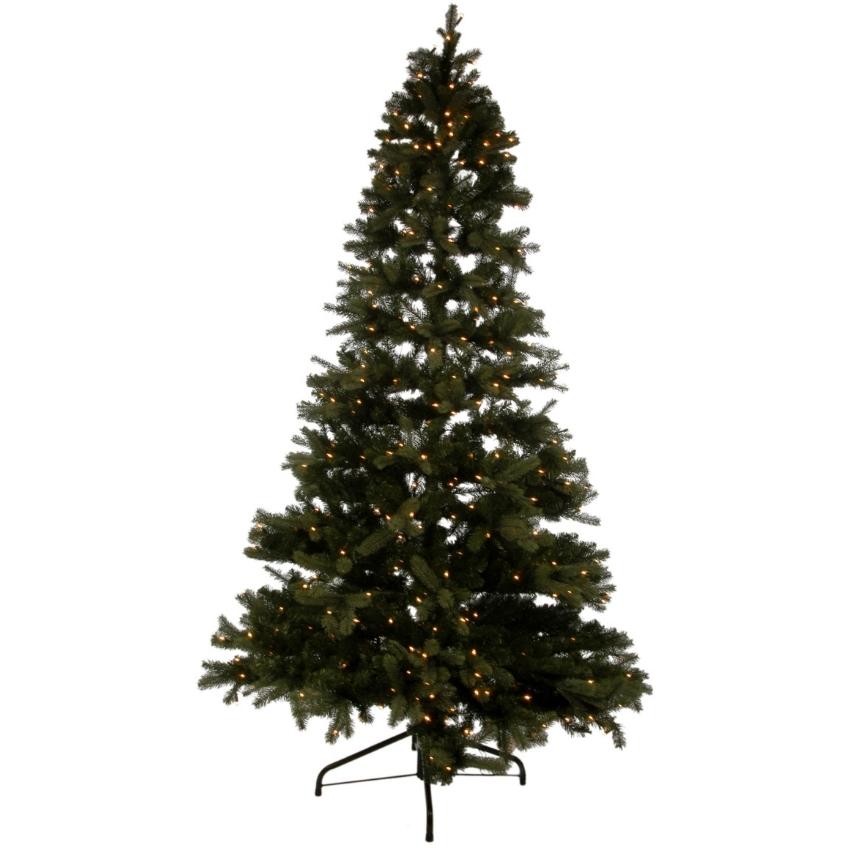 Umělý vánoční strom s LED světlem J-Line Arcai 270 cm