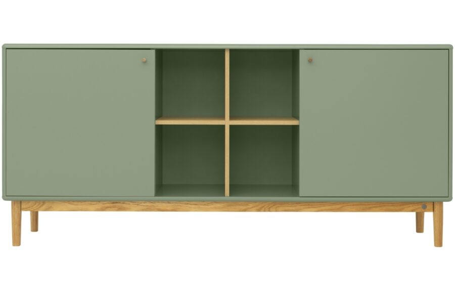 Zelená lakovaná komoda Tom Tailor Color Living 175 x 40 cm
