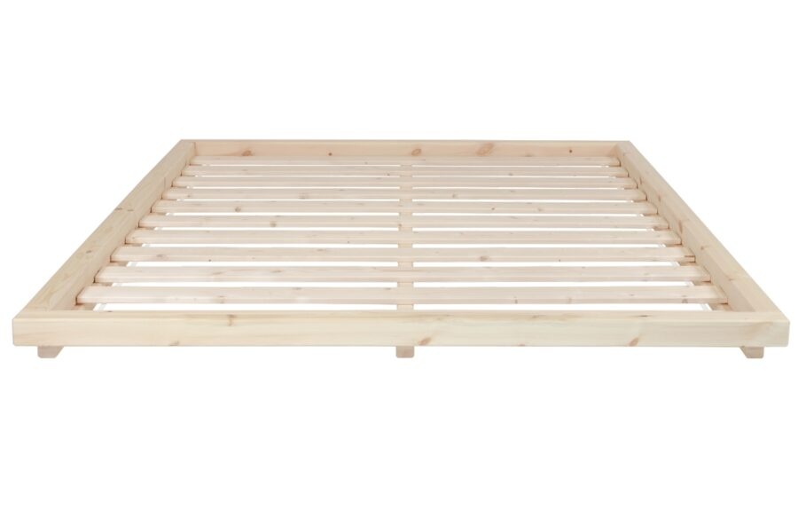 Dřevěná dvoulůžková postel Karup Design Dock 180 x 200 cm