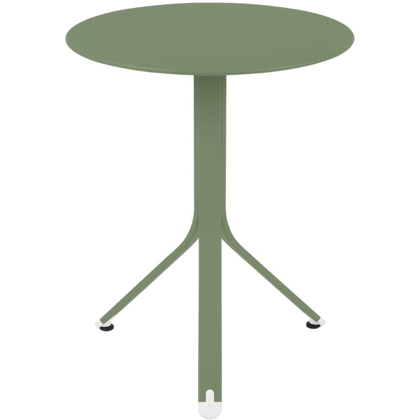 Kaktusově zelený kovový stůl Fermob Rest'O Ø 60 cm