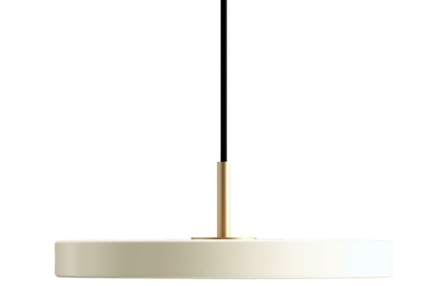 Umage Krémově bílé kovové závěsné světlo Asteria mini Ø 31 cm